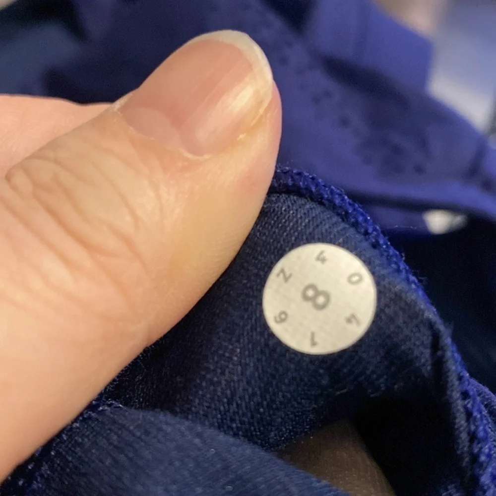 Lululemon Hit it Tank Top Size 8 Hero Blue